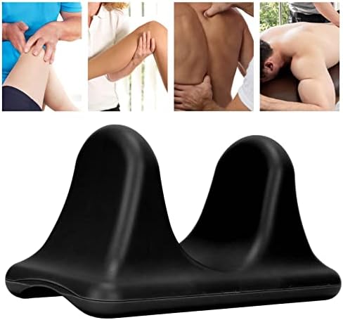 Sicerk Psoas Muscle Release Tool, Pain Relief Psoas Massage Tool Pressure Therapist's Hand Shape for Back for Thigh(black)