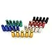MagiDeal 5Pcs Tapa de Válvula de Aire Guardapolvo Llantas Neumáticos para Bici...