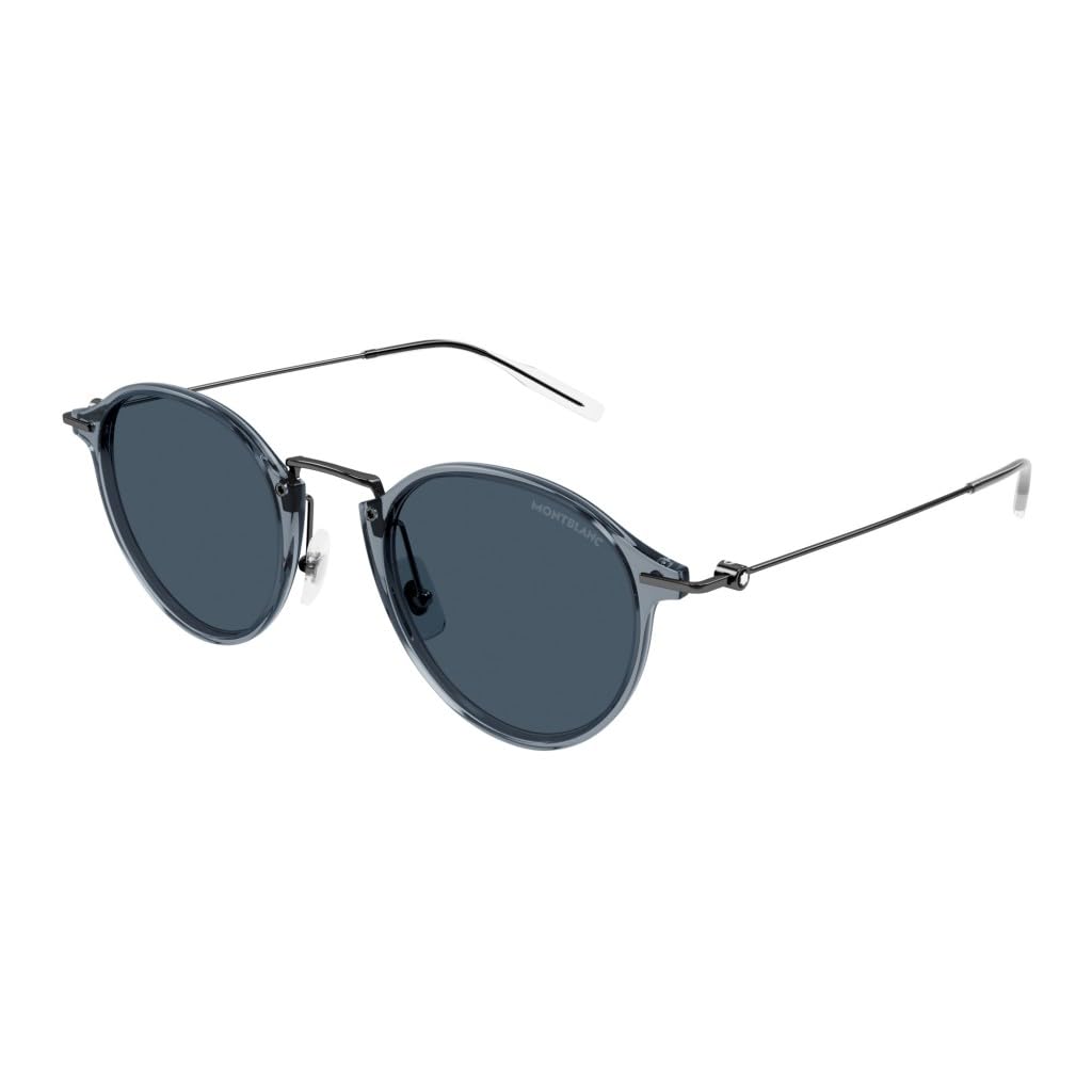 Montblanc MB0294S-003 50 okulary przeciwsłoneczne męskie wtryskowe okulary przeciwsłoneczne, sportowe, wielokolorowe (wielokolorowe), jeden rozmiar