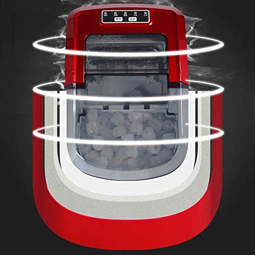 MHGD Eismaschine, Arbeitsplatte, Macht 15 kg EIS in 24 Stunden, Eiswürfel fertig in 8 Minuten, kompakte und leichte… – Bild 4