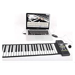 LXT PANDA Roll Up Piano Keyboard, 88 Touches Clavier Portable Piano avec 128 Sons Uniques et Haut-parleurs intégrés, Roll Out Piano Keyboard Hand Roll Piano pour Les Enfants Adultes débutants. - Les Beatles, Paul McCartney, John Lennon, RIngo Starr, George Harrison LXT PANDA Roll Up Piano Keyboard, 88 Touches Clavier Portable Piano avec 128 Sons Uniques et Haut-parleurs intégrés, Roll Out Piano Keyboard Hand Roll Piano pour Les Enfants Adultes débutants. – Image 6