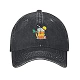 Summer Orange Juice Baseball Cap for Men Women Hat Adjustable Vintage Cotton Dad Caps