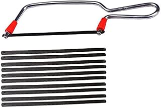 Inditrust Steel Junior Saw Mini Hacksaw Frame with 20 Crown Spare Blades (Black) Price In India