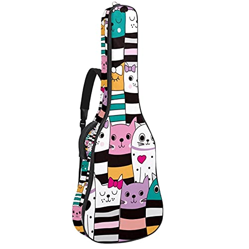 Sac à dos guitare souple doté d'un rembourrage de sécurité et boucle de suspension arrière