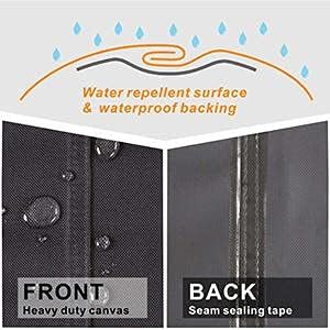 Miniatura 5 de Bolsa de almacenamiento de colchón de lona impermeable para mudanza y almacenamiento, bolsa de colchón reutilizable resistente con cremallera y