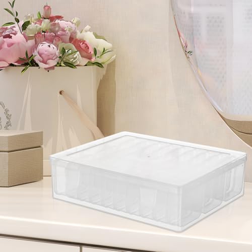 Boîte de rangement transparente en plastique de qualité pour création - 7