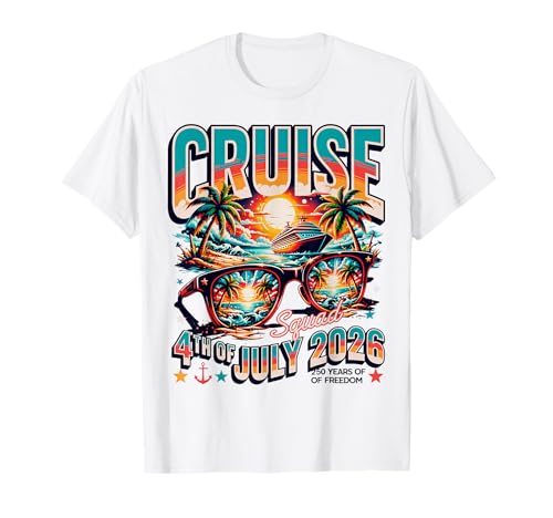 250 Years of Freedom - Tropic 4th of July 2026 Cruise Squad T-Shirt
