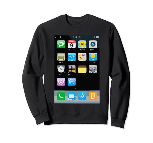 Costume d'Halloween pour téléphone portable, application mobile Sweatshirt