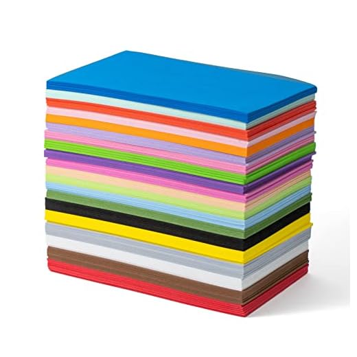 Crafare 92 Pack 2mm Eva Foam Sheets 20 Color Foam Paper for Crafts 5.5 x 8.5in Eva Project Supply Scrapbooking DIY Handcraft