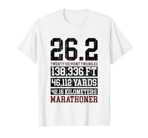 Corredor de maratón de 26.2 millas, divertido maratonista Camiseta