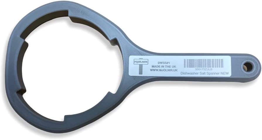 Dishwasher Salt Cap Spanner #1 (to fit Siemens, Bosch, Neff and others) for easy removal of stuck dishwasher salt compartment filler caps