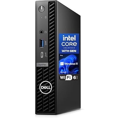 Dell 2026 OptiPlex Mini PC, 32GB DDR5 RAM, 1TB PCIe SSD, Intel i5-14500T