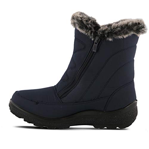 Image of Flexus Boots for Women - Waterproof Nylon Boots with Dual Zippers - Winter Snow Boots