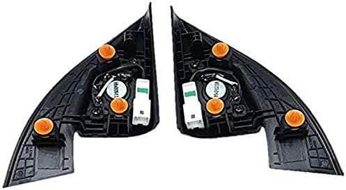 1 Pair Car Front Left and Right Door Tweeters Triangle Speakers Cover w/Harness Panel Trim Frame Mount for Kia Rio 4 KX Cross 2017 2018 K2 KIA Rio X-Line 87650-H2020