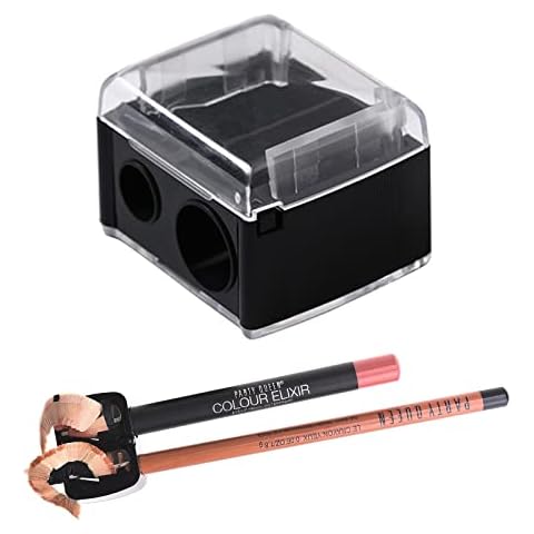 Makeup Sharpener Anspitzer,Anspitzer Make Up,Kosmetischer Spitzer,Make-up Doppel-Spitzer,Augen-Make-up-Bleistiftspitzer,Für Augenbrauenstift,Lipliner,Eyeliner-Bleistift Cover