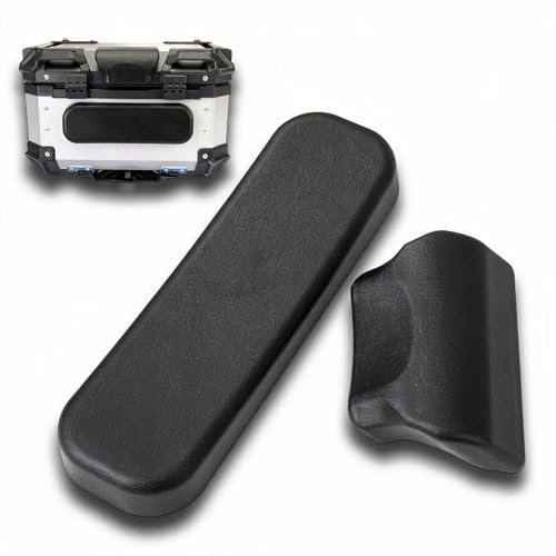 Image of Dpofirs Tail Box Passenger Back Pad, Self Adhesive PU Sponge Motorcycle Top Box Backrest Relieve Fatigue for 22L 25L 28L 32L Top