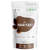 BIO Haritaki Pulver - 200g - Veganes Haritaki Ayurveda Pulver - Bio Zertifiziert - Hauptbestandteil von Triphala - Alternative zu Triphala - WeightWorld