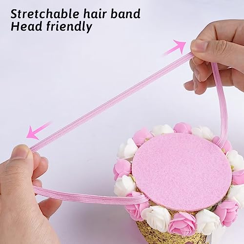 image for Haomaomao Baby Birthday Crown, Princess Crowns Tiara Girls Party Hat W