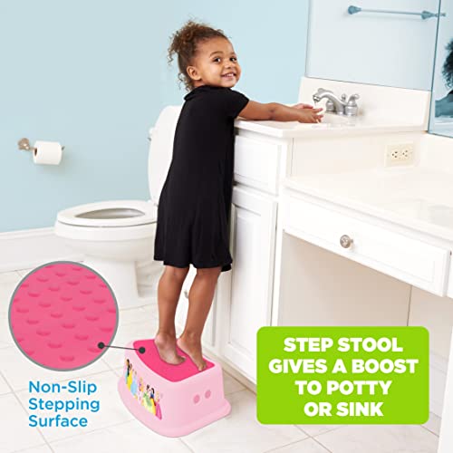 Disney 49650 Princess "Loving Life" 2 Piece Essential Potty Training Set - Soft Cushion, Baby Potty Training, Safe, Easy To Clean, Step Stool thumb #6