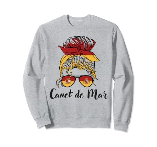Canet de Mar Girl, Bandera España España Sudadera