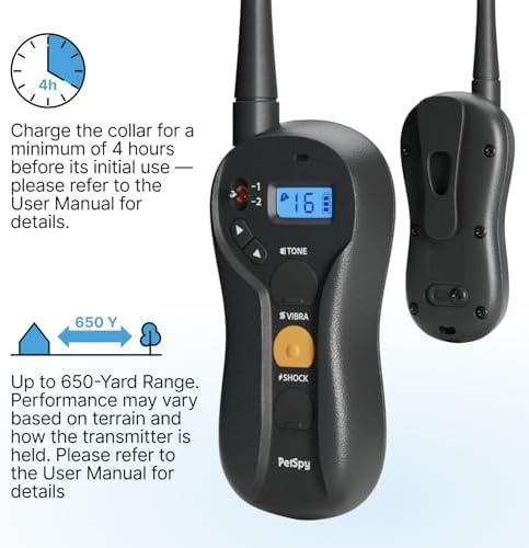 Dog Shock Collar with Remote Control for Dogs 10-140 LBS Detail