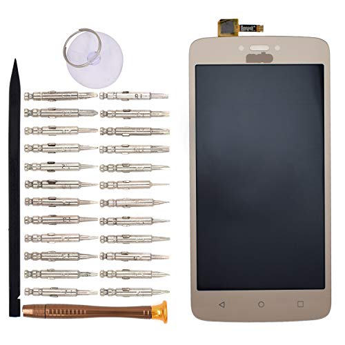Image of LCD Display Screen Digitizer Replacement for Motorola Moto C Golden