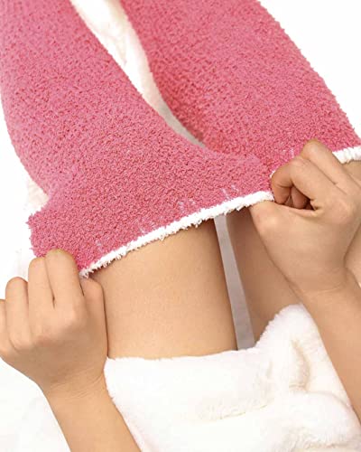 Campsis Womens Knee High Fuzzy Stockings Warm Fluffy Thigh High Socks Cozy Coral Fleece Sock Winter Christmas Gift Soft Leg Warmer For Women And Girls(Pack Of 2) #TOP3