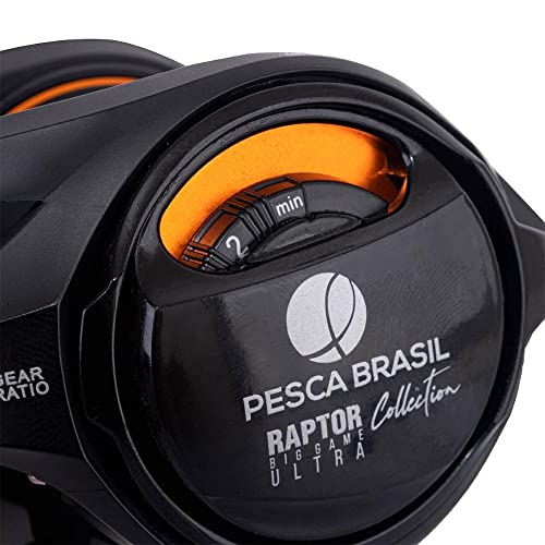 Carretilha de força 6+1 Raptor Big Game Ultra da Pesca Brasil - Direita