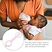 CHICAMPERA Baby Bottle Tong for Infants Anti-slip High Temperature Resistant Feeding Clamp Scissor Shape Sterilized Forceps for Safe Baby Feeding