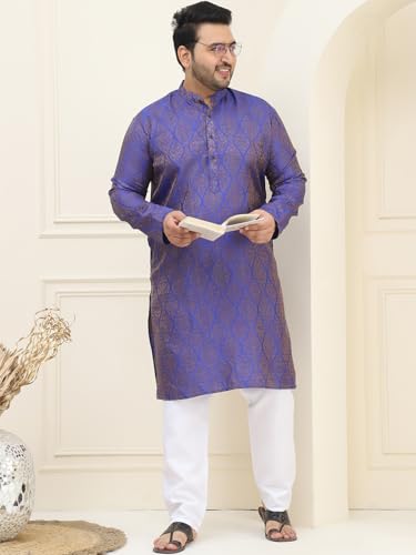 Image of SOJANYA Men's Cotton Regular Fit Casual Plus (Since 1958) ONLY Kurta