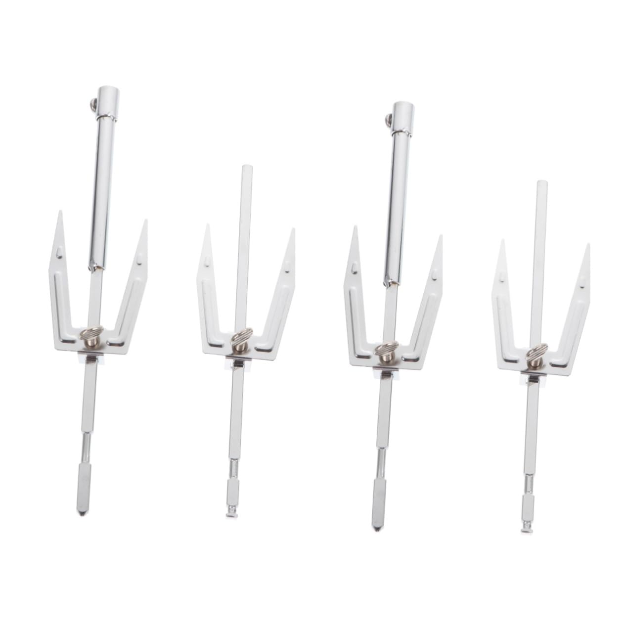 MAGICLULU 2pezzi Forchetta Grill Rotante Professionale Acciaio Inossidabile Per Bbq e Arrosti Utensile Da Cucina Pratico e Facile Da Usare Per e Pollame Per Ristoranti e Uso Domestico