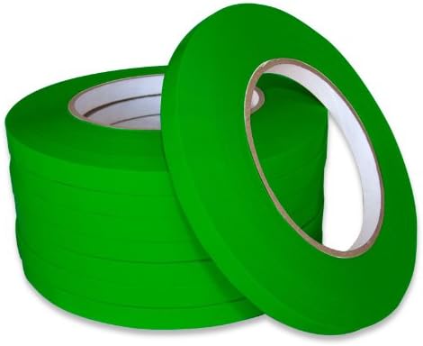 Produce Bag Closer seal tape 3/8" x 180 Yards (10 Rolls) (Green)