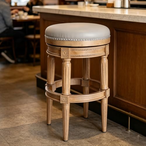 Image of DUHOME Swivel Bar Stools, Stools with Removable Replaceable Legs