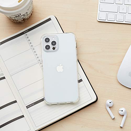 Amazon Basics Shockproof And Protective Iphone Case For Iphone 12 / Iphone 12 Pro  - Crystal Clear #TOP5