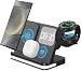 Produktbild GLILAVOX 4 in 1 kabelloses Ladegerät mit Wecker Kompatibel mit Samsung,Induktive Ladestation für Galaxy Watch8/7/FE/Ultra Galaxy Z Fold7/Z Flip7/FE/S25Edge/S25/S24/S23 Ultra/Buds3 Ladestation(Schwarz)