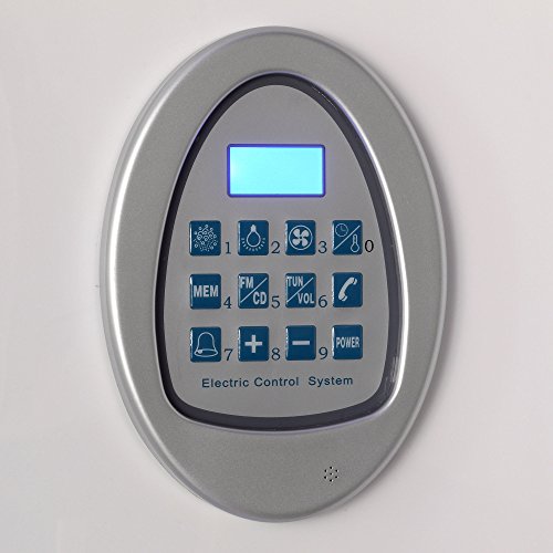 Kiamami Valentina- Duschkabine 70×90 cm mit Hydromassage, linke Version | Iride-8