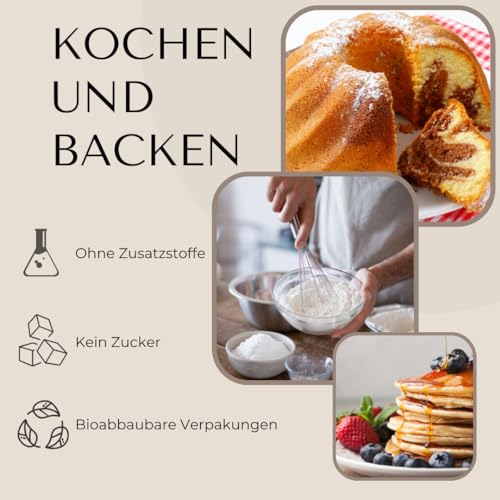 Pure Xocolate Premium Mandelmehl Blanchierte & Gemahlene Mandeln, Mandelprotein, Vegan, Glutenfrei, Entölt, Ideal für Low-Carb & Keto, 500g (500, Gramm)