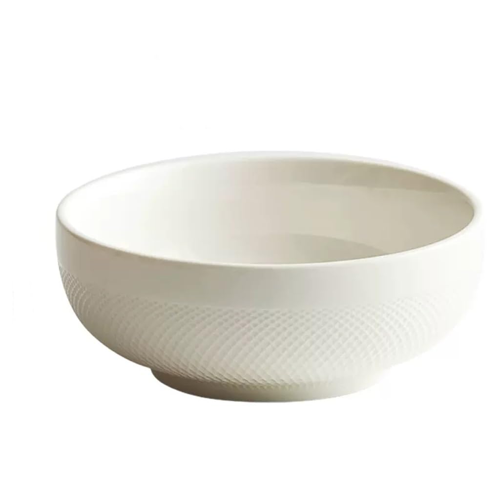 Insalatiera Ciotola da minestra da tavolo for la casa in stile nordico Ciotola profonda in ceramica Stoviglie for ristorante Ciotola for macedonia Forniture Per La Cucina(M)