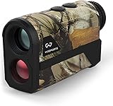 WOSPORTS 1200 Yards Hunting Rangefinder,Archery Rangefinder - Laser Range Finder for Hunting Golf with Speed, Scan and Normal Measurements (Yards Hunting-H100GM)