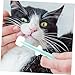 HANABASS 1Set Silicone Pet Toothbrush for Cats Small Dogs Gentle Cleaning with Ergonomic Grip Handle for Daily Use Promotes Oral Health Fresh Breath