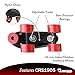 Chicago Boys Rink Roller Skates – Classic High-Top Quad Skates, Padded Ankle Support, 54mm Urethane Wheels, Adjustable Trucks, Indoor & Outdoor Use