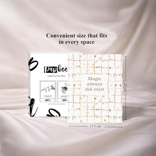 Image of PAPBOO Magic Hardbound Hardcover Notebook Diary, (22 X 17.5 cm, 80 GSM, 140 Single Ruled Pages) Journal, Gift