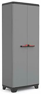 Outdoor Storage Cabinet, Garden Storage Sheds Plastic Garden Storage Tall Plastic Broom Cupboard Shelves Outdoor Garden Storage Garage Tool Shed Box