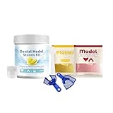 Kit per modellare i denti – Polvere per modellare i denti in gesso, strumento modello per la decorazione dei deti, miscela per impronte dentali | Forniture da laboratorio per uomini donne studenti ba