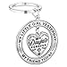 My Little Girl Yesterday, My Friend Today, My Daughter Forever - Daughter's Charm Heart Love Keychain, Best Father Mother Gift Idea for Daughter by TERAVEX (Dad to Daughter)