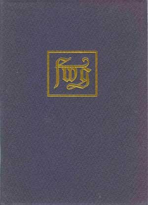 FWG. Typographer's Digest No. 27. Spring 1969. Paperback