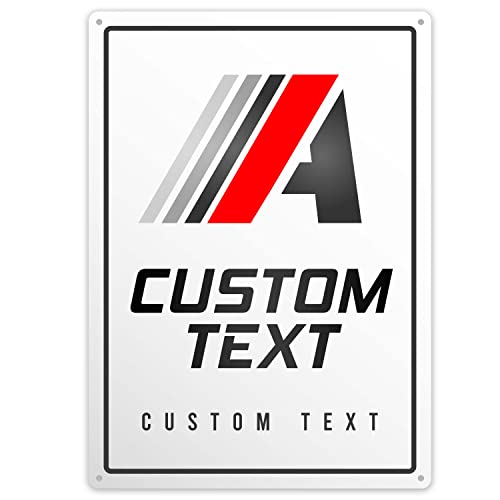 Custom Sign - Signs For Business Outdoor Metal Make Your Own Personalized 8 X 12 Inch Choose Color And Font Upload Custom, Logo, Made In Usa (8 Premium Matte), Multi #TOP11
