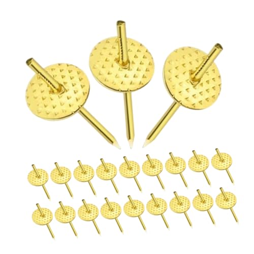 Image of 50pcs Thumbtack Buckles Nail Hooks for Photo Frame Hanging Decorative Push Pin Picture Hanger Wall Hanging Hardware Iron Push Pins Set