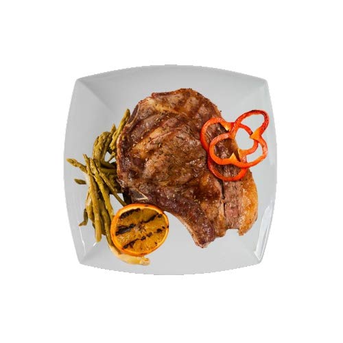 ELIH Porzellan 350.965-2 Stück Gourmet Steakteller Pastateller...