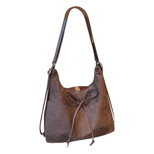 UncleS Bolso de viaje para mujer, bolso cruzado de viaje, bolso cruzado que proporciona comodidad y espacioso interior para uso diario elegante bolso crossbody, marrón